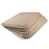 Arany színű téglalap alakú tortatálca karton, 6E - 23.5cm x 34cm, 5 darab - Lumea